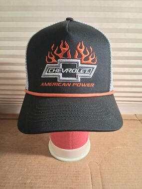 Chevrolet American Power Baseball Cap Adult Adjustable Embroidered